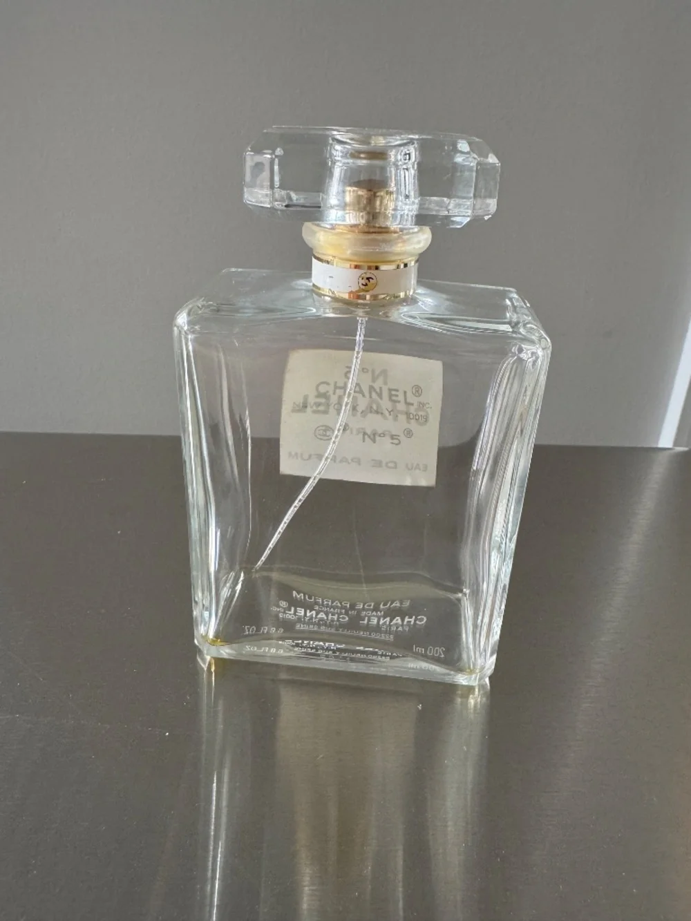 Chanel No 5 Empty 200ml Perfume Bottle